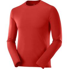 Salomon Agile Long Sleeve T-shirt Men - Goji Berry