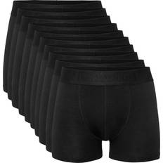 Bambú - Hombre Ropa Resteröds Bamboo Boxer 10-pack - Black