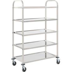 vidaXL 5-Tier Carrello Tavolo 55x107cm