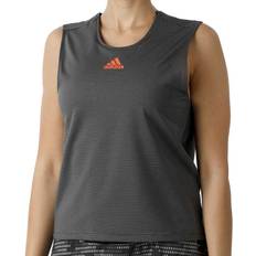 Adidas Primeblue Tank Top Women - Grey Six/True Orange