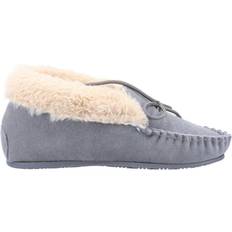 Hush Puppies Philippa Suede Slipper - Grey