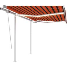vidaXL Manual Retractable Markise with LED 300x250cm