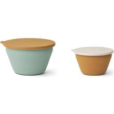 Tallerkener & Skåle Liewood Dale Foldable Bowl Set Golden Caramel Multi-Mix