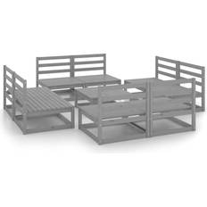 vidaXL 3075276 Lounge-Set, 1 Tisch einschl. 8 Sofas