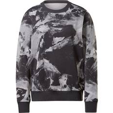 Reebok Women Myt Tie-Dyed Crew Sweatshirt - Black