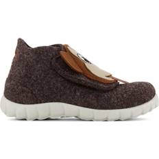 Wolle Lauflernschuhe Superfit Happy - Brown