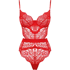 Underwire Bodysuits Ann Summers Hold Me Tight Bodysuit - Red