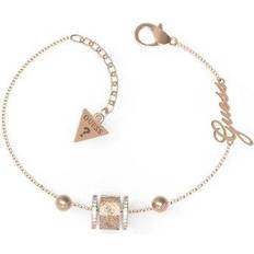 Guess Round Harmony Bracelet - Rose Gold/Transparent