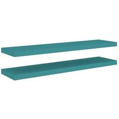 vidaXL - Wall Shelf 100cm 2pcs