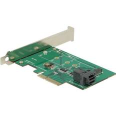 Cartes de Contrôle DeLock PCI Express Card 1 x Internal NVMe M.2 PCIe / 1 x Internal SFF-8643