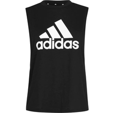 XXS Tank Tops adidas Essentials Big Logo Tank Top - Black/White