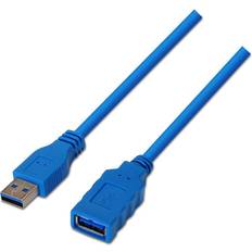 Aisens USB A-USB A M-F 3.0 1m