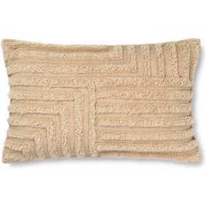 ferm LIVING Crease Prydnadskudde Beige (60x40cm)