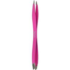 Cheap Tweezers Beter Duply Double Tweezers Fine and Oblique Pink