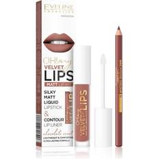 Mate Cajas de regalo y Sets Eveline Cosmetics Oh My Lips Matt Lip Kit 012 Praline Eclair