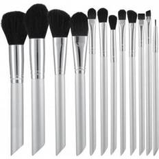 Grå Makeupbørster Tools for Beauty Mimo Makeup Brush Grey 12' Set