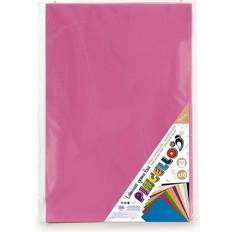 Lot de 10 Feuilles en Caoutchouc Eva 45x65 cm Rose