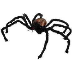 BigBuy Carnival Araña Halloween Marron 130x100 Cm Luz