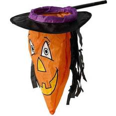 Zucche Accessori BigBuy Carnival Cesta Decorativa Strega Zucca