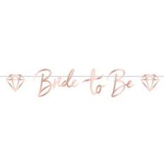 Polterabend Guirlander Amscan 9909895 Team Bride Hen Party Paper Letter Banner 1.8m