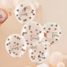 Ginger Ray Ballon transparent It´s Twins