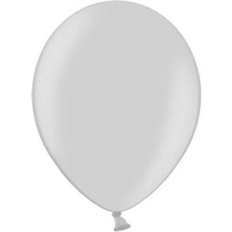 Sølv Latexballoner PartyDeco Ballon i 12,7cm metallic sølv 100stk