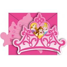 Disney Princess 6 Invitations Princesses Dreaming