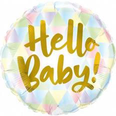 Baby Tekst- & Temaballoner Folat Folieballon 18" Hello Baby!