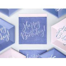PartyDeco Tovaglioli Happy 20x 33 x 33 cm