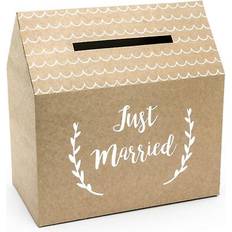 PartyDeco Urne Mariage Just Married Mariage kraft