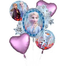 Amscan Anagram 4038901 Disney Frozen 2 Foil Balloon Bouquet 5 Pieces