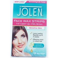 Jolen Face Wax Strips 24 16S 16-pack