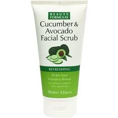 Beauty Formulas Scrubs & Eksfolieringer Beauty Formulas Agurk & Avocado Ansigtsscrub 150ml