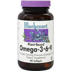 Omega3 & 6 Bluebonnet Nutrition Plant-Based Omega-3 6 9 90 Softgels