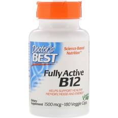 Vitamin b12 active Doctor's Best Fully Active B12, 1500mcg 180 vcaps 180 st