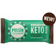 Keto bar Pulsin Mint Chocolate and Peanut Keto Bar 50g