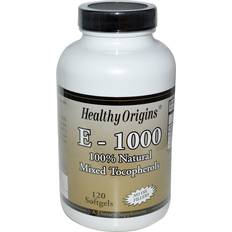 Omega 3 d+e Healthy Origins E-1000, 120 Softgels