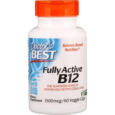 Vitamin b12 active Doctor's Best Fully Active B12, 1500mcg 60vcaps 60 st