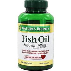 Fatty Acids Natures Bounty Fish Oil 2400 mg 90 Softgels