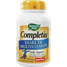 Cinnamon Vitamins & Minerals Nature's Way Nature's Way Completia Diabetic (iron-free) Multi-Vitamin 90 Tablets 90 pcs