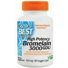 Bromelain Doctor's Best 3000 GDU Bromelain 500 mg 90 Vegetarian Capsules