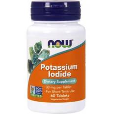 Potassium Now Foods Potassium Iodide 30 mg 60 Tablets 60 stk