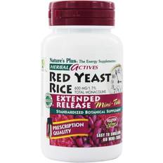 Vitamins & Minerals Nature's Plus Herbal Actives Red Yeast Rice Herbal Supplement 600 mg 60 Mini Tablets