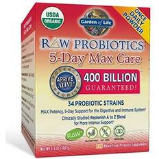 Garden of Life Raw Probiotics 5-Day Max Care Powder 75 grams