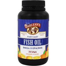 Orange Fatty Acids Barlean's Fresh Catch Fish Oil Orange 250 Softgels