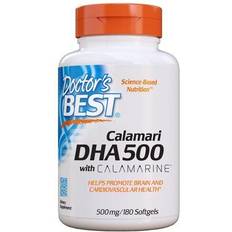 Vitaminer & Kosttilskud Doctor's Best Doctor's Best Calamari DHA Omega-3 with Calamarine 180 Softgels 60 stk