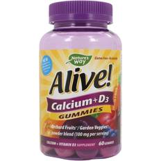 Nature's Way Alive Calcium Gummies Plus Vitamin D3 60 Gummies 60 stk