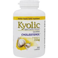 Kyolic Aged Garlic Extract Cholesterol Formula 104 300 Capsules