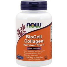 Hydrolyseret collagen Now Foods BioCell Collagen Hydrolyzed Type II 120 vcaps