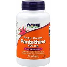Now Foods Pantethine, 600mg Double Strength 60 softgels 60 stk